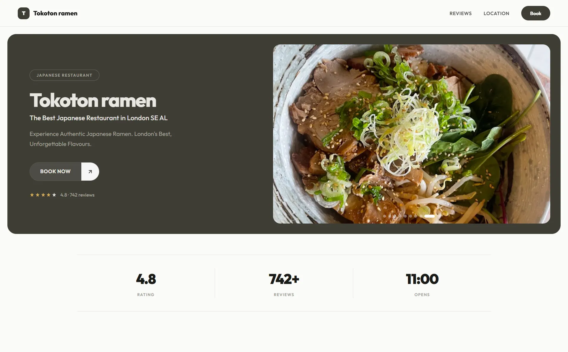 Website built with Mapslio 1
